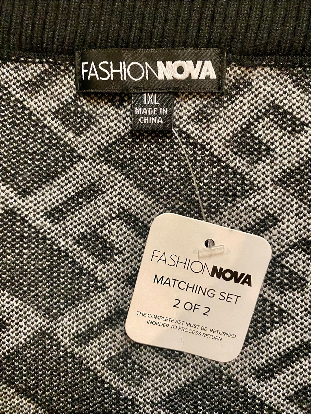 Fashion Nova Lori Sweater Skirt Set - Size 1XL - NWT! - Picture 11 of 12